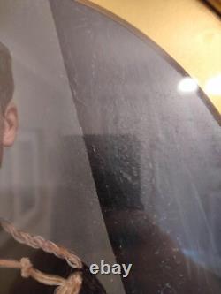 Old oil painting on paper or panel, late 19th century to early 20th century