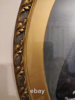 Old oil painting on paper or panel, late 19th century to early 20th century