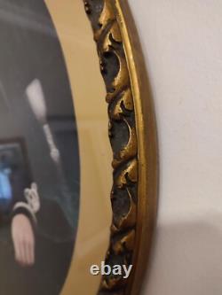 Old oil painting on paper or panel, late 19th century to early 20th century