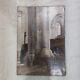 Old Painting Interior Of Church Oil On Canvas Signed André Nivard