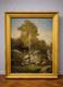 Old Painting-oil On Canvas-landscape With Rocks And Trees-european School