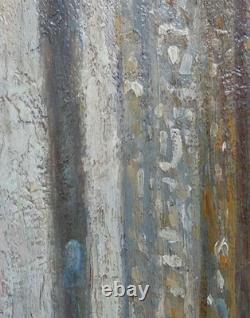 Old painting interior scene Clotilde Martin Pregniard Impressionist frame