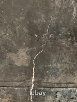 Old painting oil mixed composition sculpture horse rider signed Revest