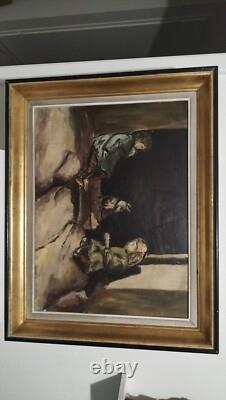 Old painting oil on canvas