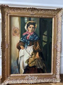 Old painting oil on canvas