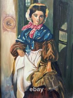 Old painting oil on canvas