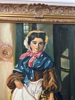 Old painting oil on canvas