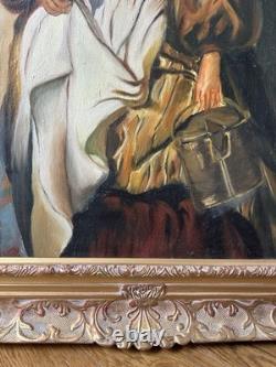Old painting oil on canvas