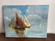Old Painting Oil On Canvas D P (early 20th Century) Marine