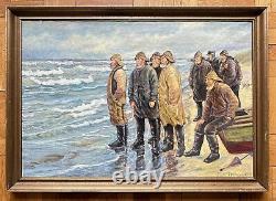 Old painting oil on canvas EMIL JANUS WEINREICH (Danish, 1892-1975) 26 x 39