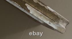 Old painting oil on canvas abstract geometric cubist composition