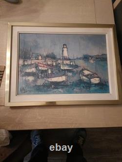 Old painting oil on canvas signed