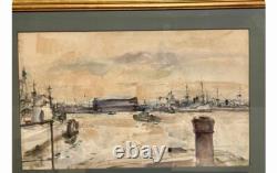 Old painting oil on canvas signed