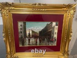 Old painting oil on canvas signed