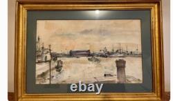 Old painting oil on canvas signed