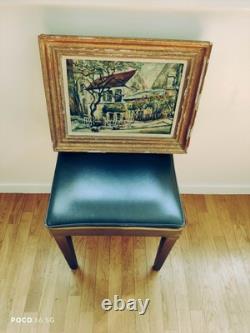 Old painting oil on canvas signed