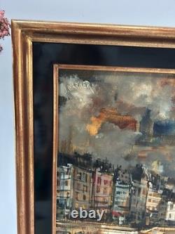 Old painting oil on canvas signed