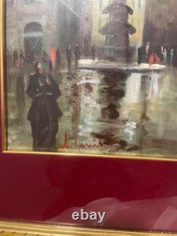 Old painting oil on canvas signed