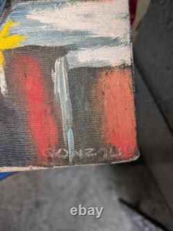 Old painting oil on canvas signed
