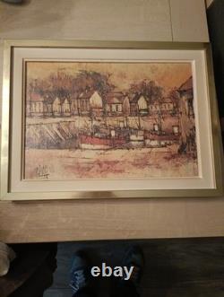 Old painting oil on canvas signed