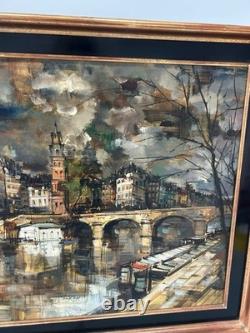 Old painting oil on canvas signed