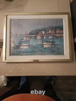 Old painting oil on canvas signed