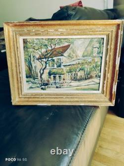 Old painting oil on canvas signed