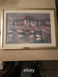 Old painting oil on canvas signed