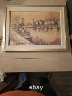 Old painting oil on canvas signed