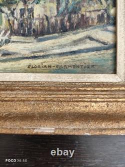 Old painting oil on canvas signed