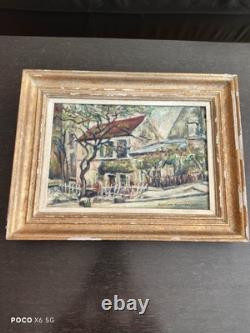 Old painting oil on canvas signed