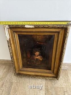 Old painting oil on canvas to be restored