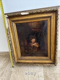 Old painting oil on canvas to be restored