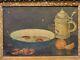 Old Painting Signed Alice Thevin. Still Life. Oil Painting On Canvas.