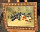 Old Painting Signed. Still Life With Fruits. Oil Painting On Canvas.