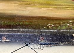 Old religious painting 18th–19th century, Jesus Christ, saint, angel, Virgin, painting
