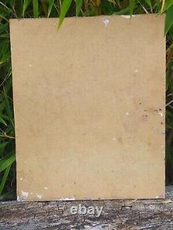 Orientalist Painting, Ancient, Artist Painter C. MANET. Oil on Panel