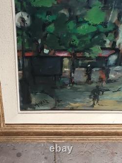 Original oil on isorel framed, signed Acker