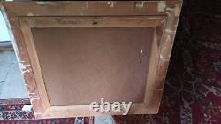 Original oil on isorel framed, signed Acker