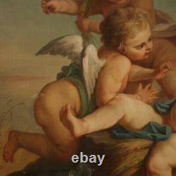 Painting Ancient Angels Oil On Canvas Painting 800 19th Century French Art