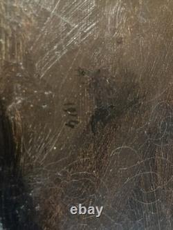 Painting Copy of Félix Ziem Seraill in Constantinople Dance Orientalism 1914 Antique