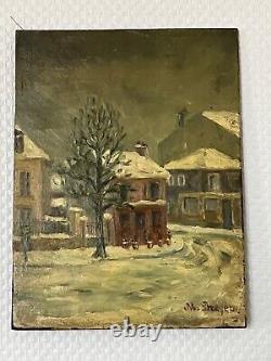 Painting Old Oil on Panel Signed (L15/A22)