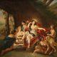 Painting Old Painting Oil On Canvas Diane With Nymphs 800 19th Century