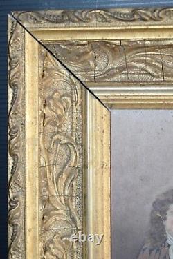 Painting On Wood The Fountain Frame Dore Ancient Bel Object Deco Frame Art Nouveau