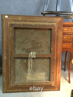 Painting / oil on canvas antique 1988 signed (E. TINEL) framed still life