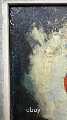 Paul Bazé (1901-1985) Old painting signed Oil on wood Painter Bayonne