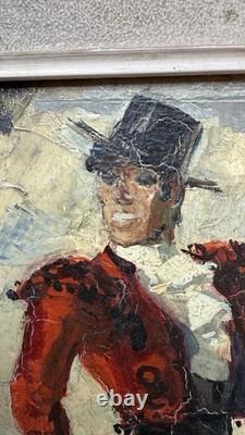 Paul Bazé (1901-1985) Old painting signed Oil on wood Painter Bayonne