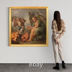 Pietro Bardelino Allegory Winter Old Painting Oil On Canvas Painting 700