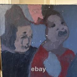 Pietro POLETTI Large Table, Oil on Canvas, Contemporary Antique, Signed