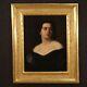 Portrait Of Woman Painting Old Painting Signed Oil On Canvas Frame 800
